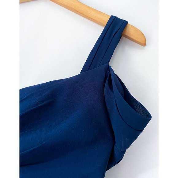 BARIANO OCEAN OF ELEGANCE NAVY MAXI DRESS - Picture 8 of 8